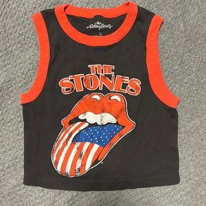 Rolling Stones crop top